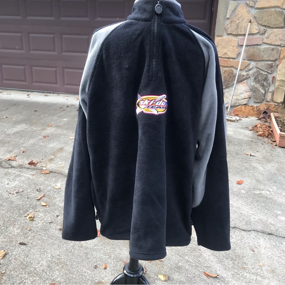 Vtg Ski-doo Bombardier heavyweight fleece pullover size XXL
